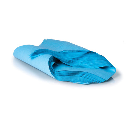McKesson Sterilization Wrap Blue 36 X 36 Inch Single Layer Cellulose Steam / EO Gas (1156175_BX)