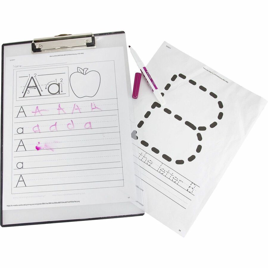 Baumgartens Quick Reference Clipboard, 0.5" Clip Capacity, Holds 8.5 x 11 Sheets, Clear (BAUTA1611)