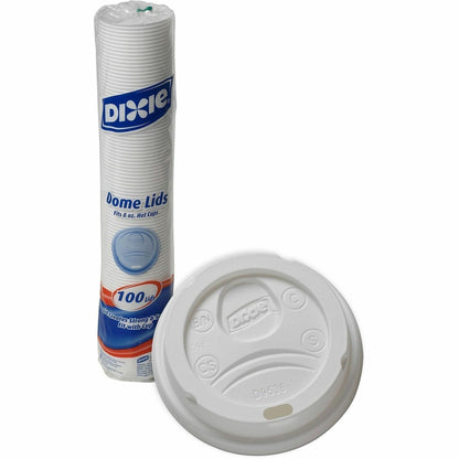 Dixie Small Hot Cup Lids, 100/Pack (DXE9538DXPK)