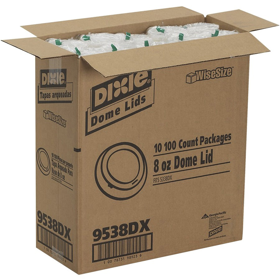 Dixie Small Hot Cup Lids, 100/Pack (DXE9538DXPK)