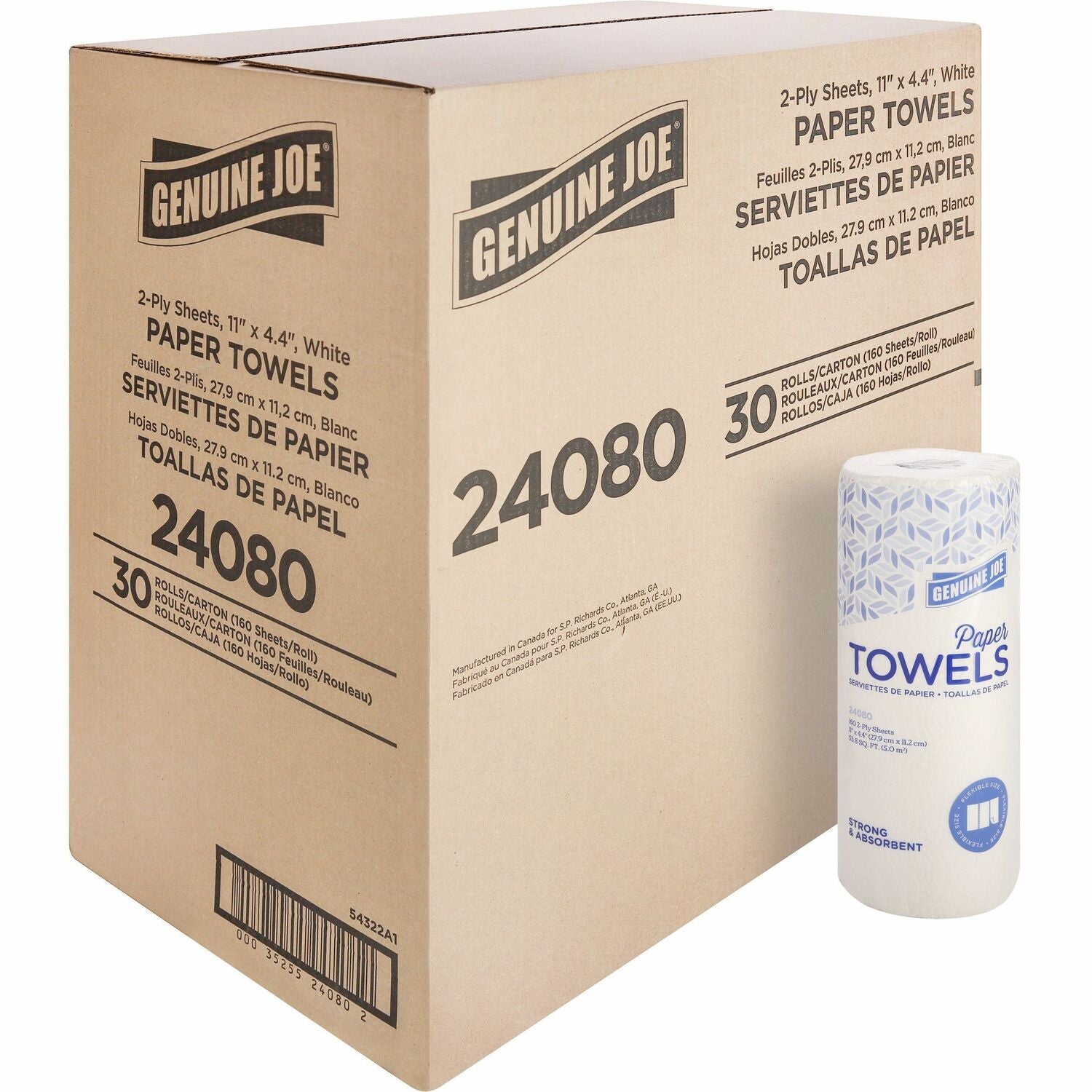 genuine-joe-24080-white-2-ply-household-roll-paper-towels-num-gjo24080_1