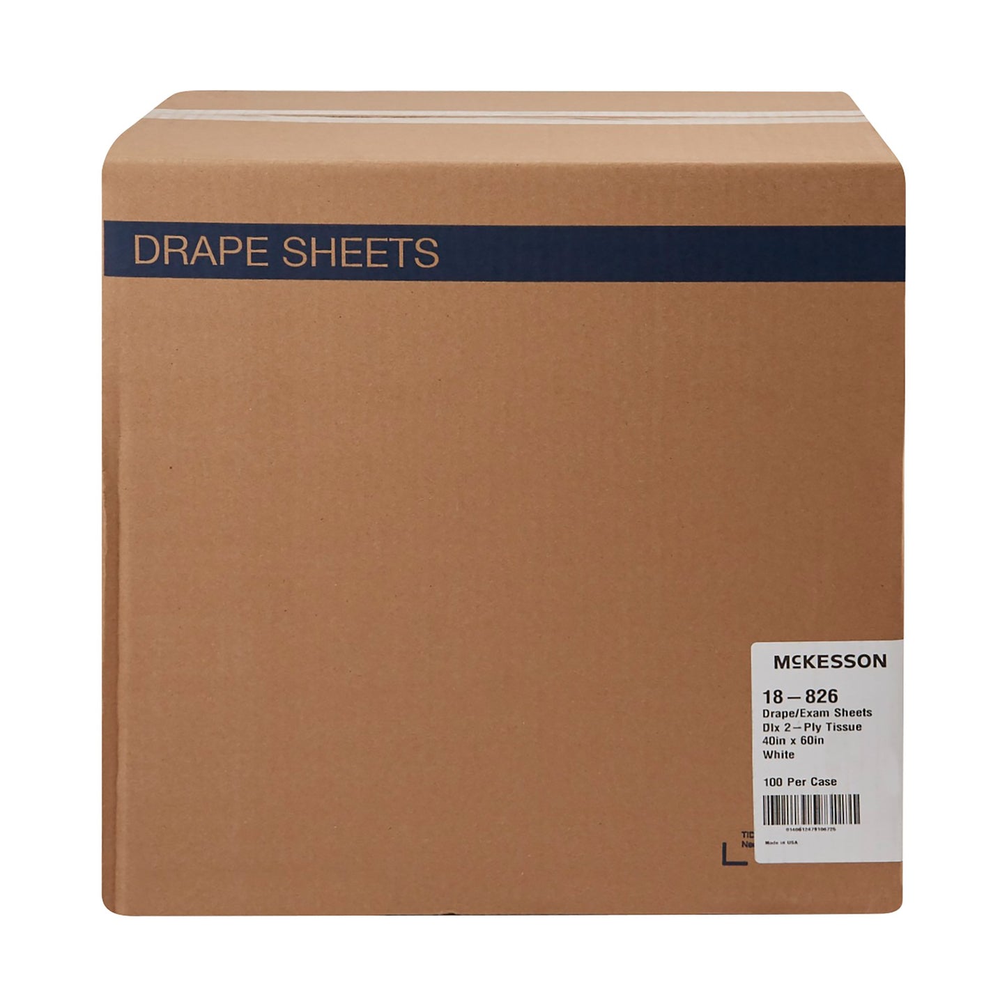 McKesson General Purpose Drape Physical Exam Drape 40 W X 60 L Inch NonSterile (146455_CS)