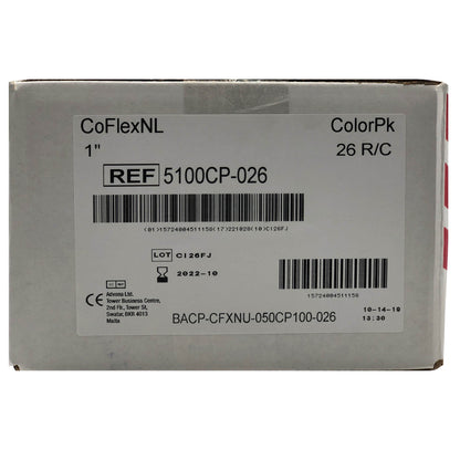 CoFlex® NL Cohesive Bandage 1 Inch X 5 Yard Self-Adherent Closure Neon Pink / Blue / Purple / Light Blue / Neon Green / Red NonSterile 12 lbs. Tensile Strength (989074_PK)