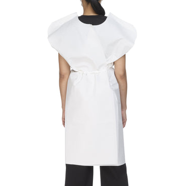 McKesson Patient Exam Gown One Size Fits Most White Disposable (146461_CS)
