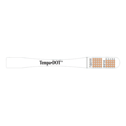 Tempa·DOT™ Disposable Oral Thermometer 99 to 104 °F Color Dots Display (982570_BX)