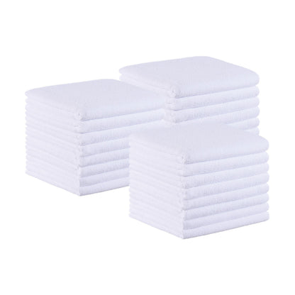 Arkwright Home Bck2U Terry Mircofiber Salon Towel 16x27 White (24/Pack) (PNP915109WH)