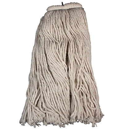 Impact® LayFlat® Regular Screw-Type Cut-End Cotton Wet Mop Heads, 20 oz, White, 12/Case (IMP12120)