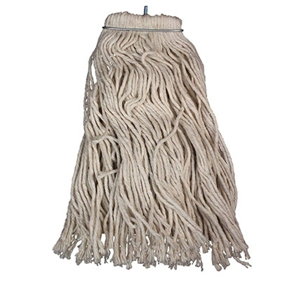 Impact® LayFlat® Regular Screw-Type Cut-End Cotton Wet Mop Heads, 20 oz, White, 12/Case (IMP12120)