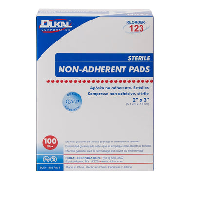 Dukal™ Non-Adherent Dressing 2 X 3 Inch Sterile 1 per Pack (327221_BX)