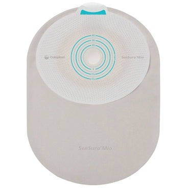 SenSura® Mio Ostomy Pouch One-Piece System 8-1/4 Inch Length, Maxi Flat, Pre-Cut 1-3/8 Inch Stoma Closed End (891187_BX)