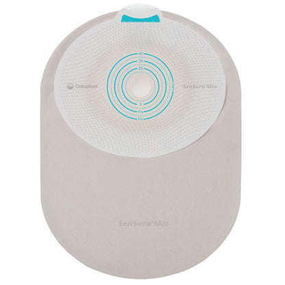 SenSura® Mio Ostomy Pouch One-Piece System 8-1/4 Inch Length, Maxi Flat, Pre-Cut 1-3/8 Inch Stoma Closed End (891187_BX)