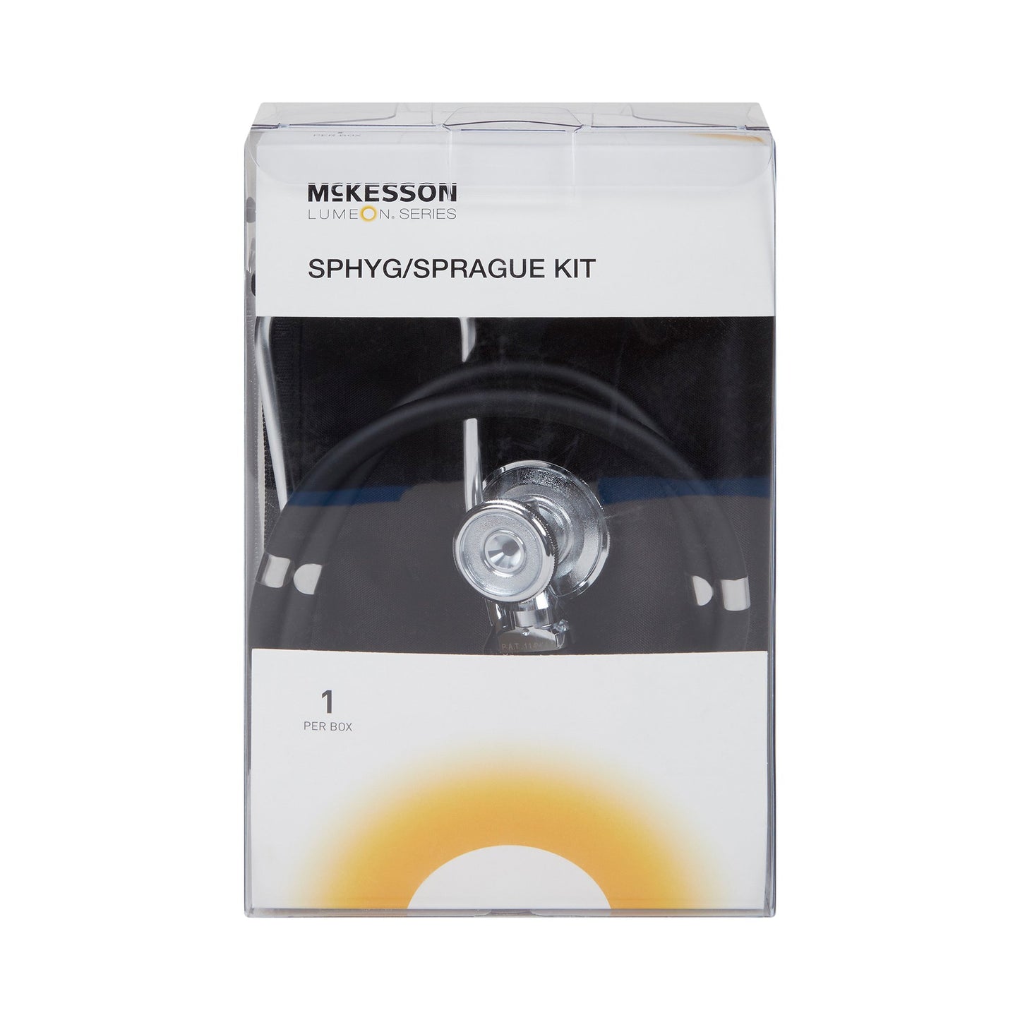 McKesson Brand Reusable Aneroid / Stethoscope Set 23 to 33 cm Adult Cuff Dual Head Sprague Stethoscope Pocket Aneroid (1089467_EA)