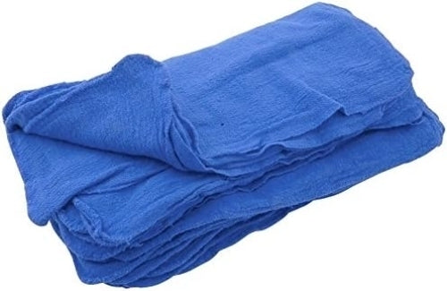 Hospeco® New Shop Towels, Bulk, Blue, Bale of 1000 (HOS12501-1000)