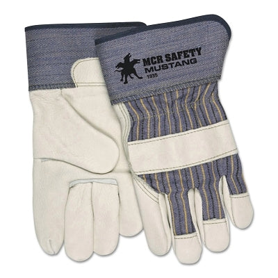 MCR Safety Premium Grain Leather Palm Glove, Small, Grain Cowhide (127-1935S)