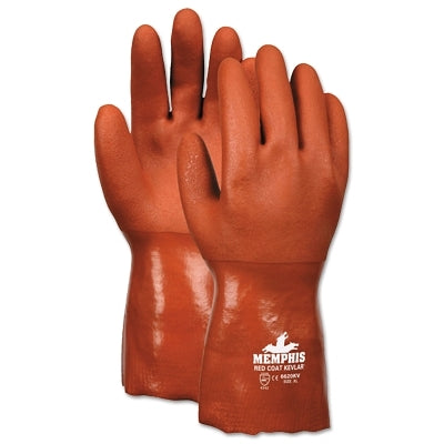 MCR Safety Redcoat Kevlar Gloves, 2X-Large, Russet (127-6620KVXXL)