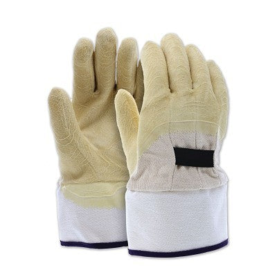 MCR Safety Supported Gloves, Large, Rubberized Safety Cuff (127-6800)