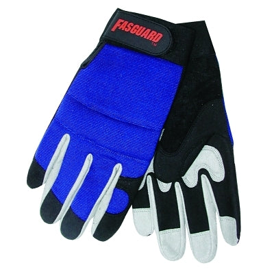 MCR Safety Fasguard Multi-Task Gloves, Blue/Black/Gray, Large (127-905L)