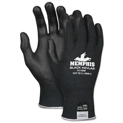 MCR Safety 9178NF Cut Protection Gloves, X-Large, Black (127-9178NFXL)