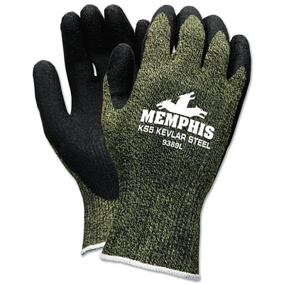 MCR Safety KS-5 Gloves, Large, Green/Black (127-9389L)