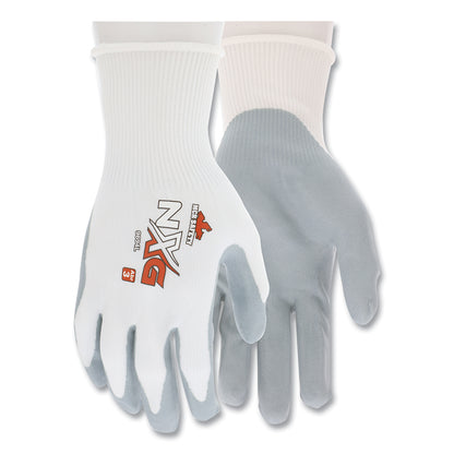MCR Safety NXG® Nitrile Coated Work Gloves, 9694, Large, Gray/White/Salt-and-Pepper, ActiFresh®/Touchscreen (127-9694L)