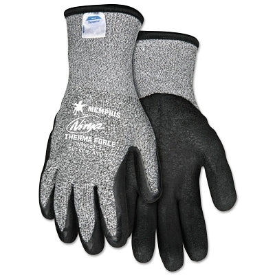 MCR Safety Ninja Therma Force Gloves, Medium, Black/Gray (127-N9690TCM)
