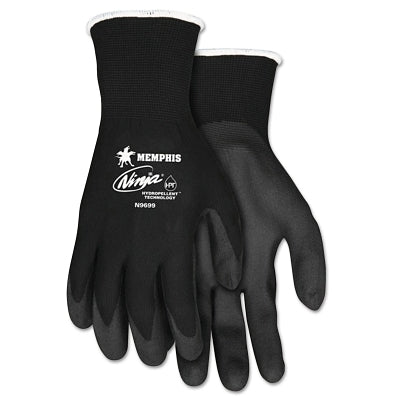 MCR Safety Ninja® HPT Coated Gloves, Medium, Black (127-N9699M)