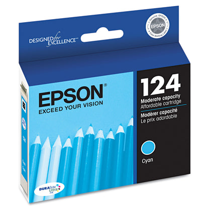Epson® T124220-S (124) DURABrite Ultra Ink, Cyan (EPST124220S)