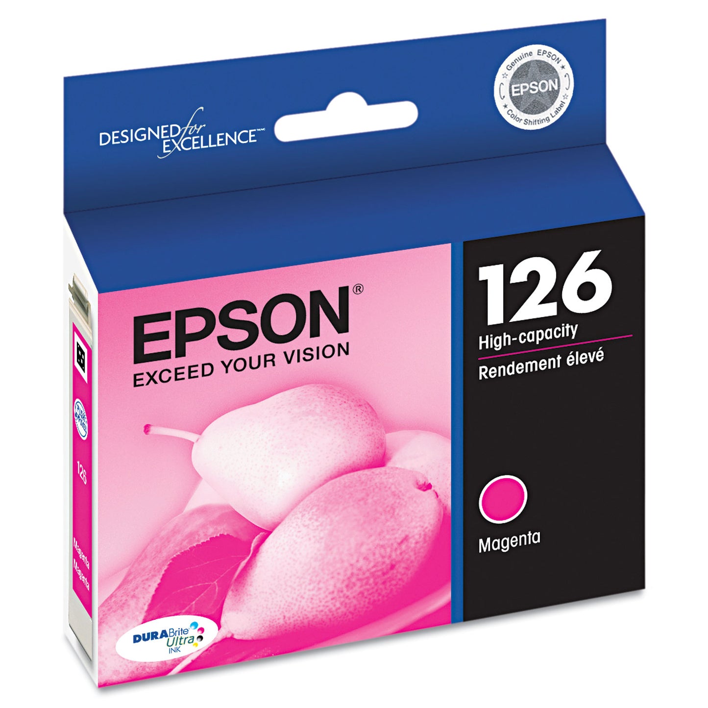 Epson® T126320-S (126) DURABrite Ultra High-Yield Ink, Magenta (EPST126320S)