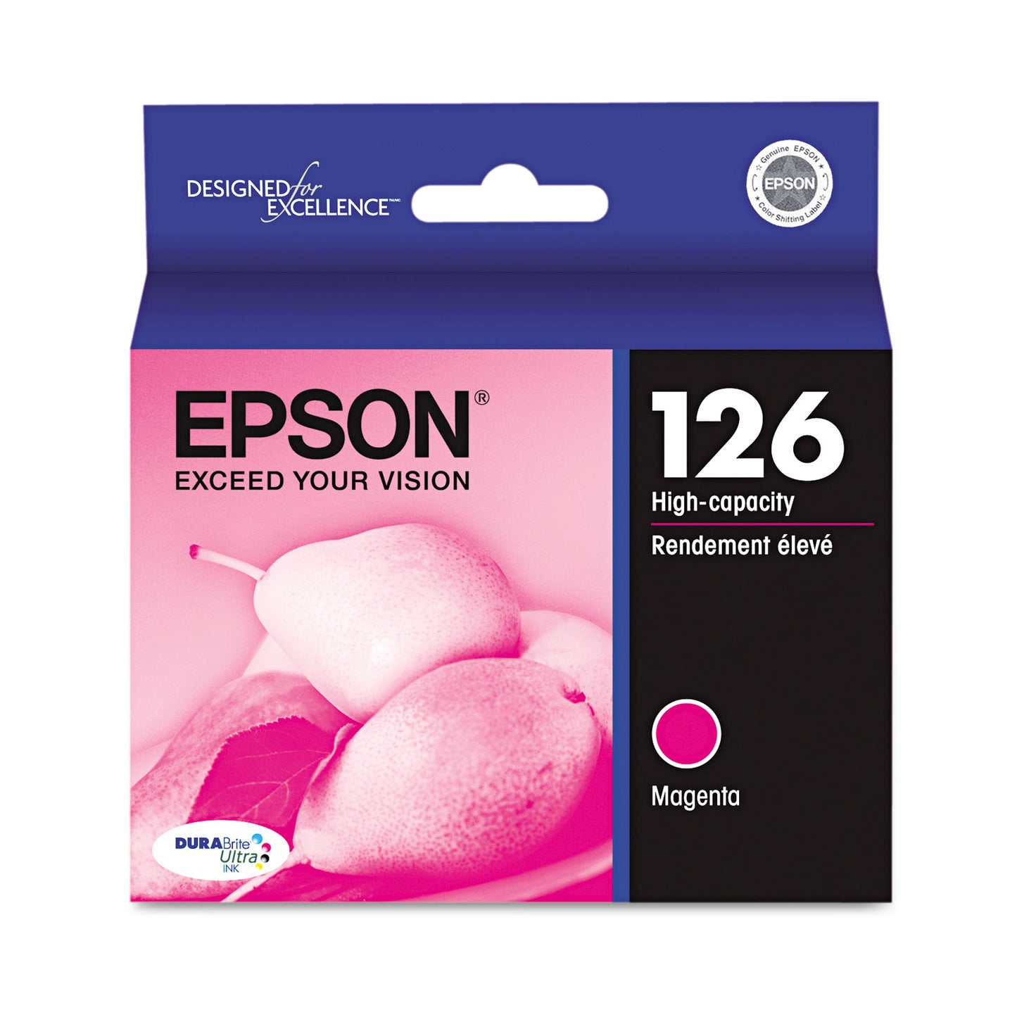 Epson® T126320-S (126) DURABrite Ultra High-Yield Ink, Magenta (EPST126320S)
