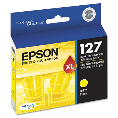 Epson® T127420-S (127) DURABrite Ultra Extra High-Yield Ink, Yellow (EPST127420S)