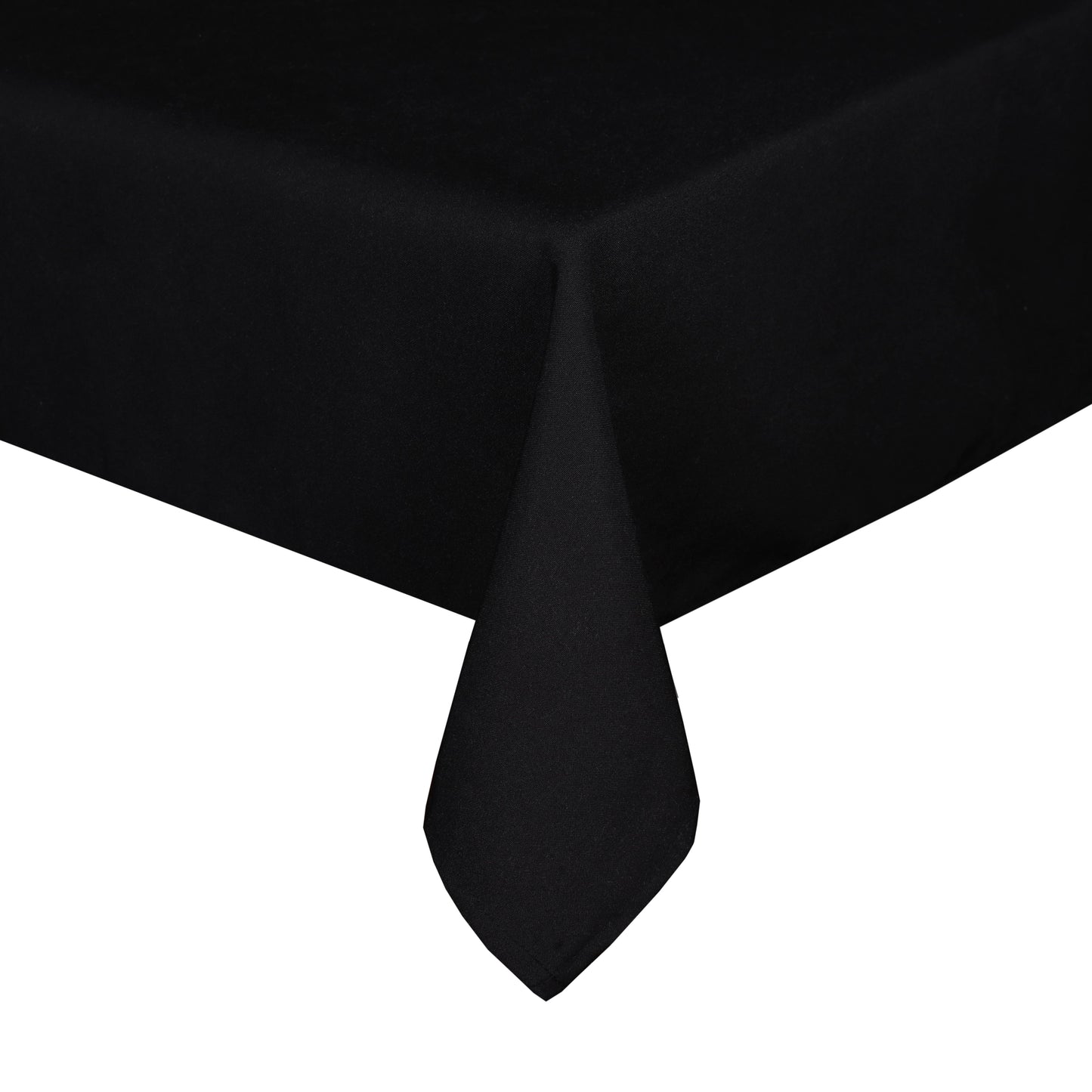 Hospeco® Mariposa Tablecloth 62x62 Black, Pack of 6 (HOSP-TL-62X62-BLK-6PK)