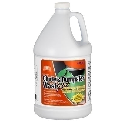 Hospeco® Chute & Dumpster Wash Plus Degreaser, Cleaner & Odor Neutralizer, 4x1 Gallon (HOS128DMPFD)