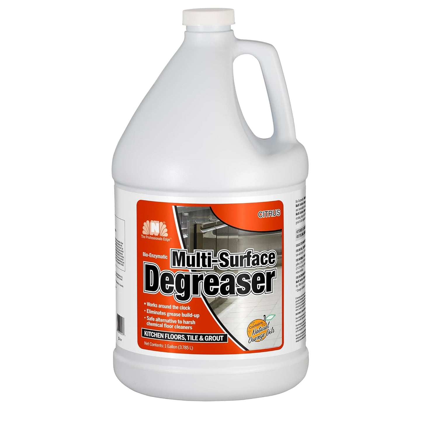 Hospeco® Bio-Enzymatic Multi-Surface Degreaser, 4x1 Gallon (HOS128FD)