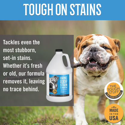 Tough Stuff® Urine Odor & Stain Eliminator, Original, 1 Gallon Bottle (HOS128NTP)