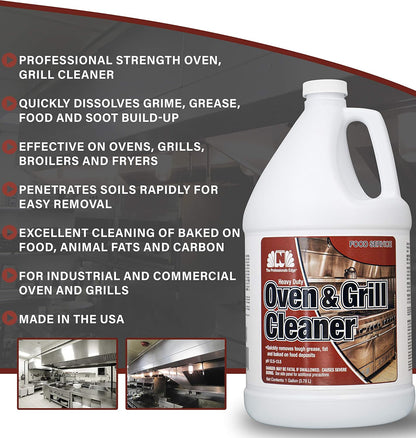 Hospeco® Heavy Duty Oven & Grill Cleaner, 4x1 Gallon (HOS128OGC)