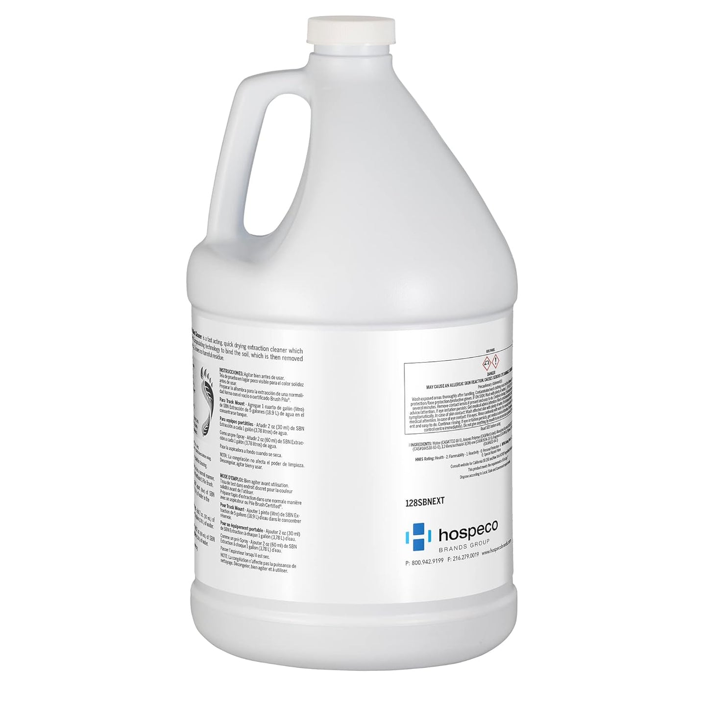 Hospeco® Structured by Nature™ Encapsulating Extraction Carpet Cleaner, 4x1 Gallon (HOS128SBNEXT)