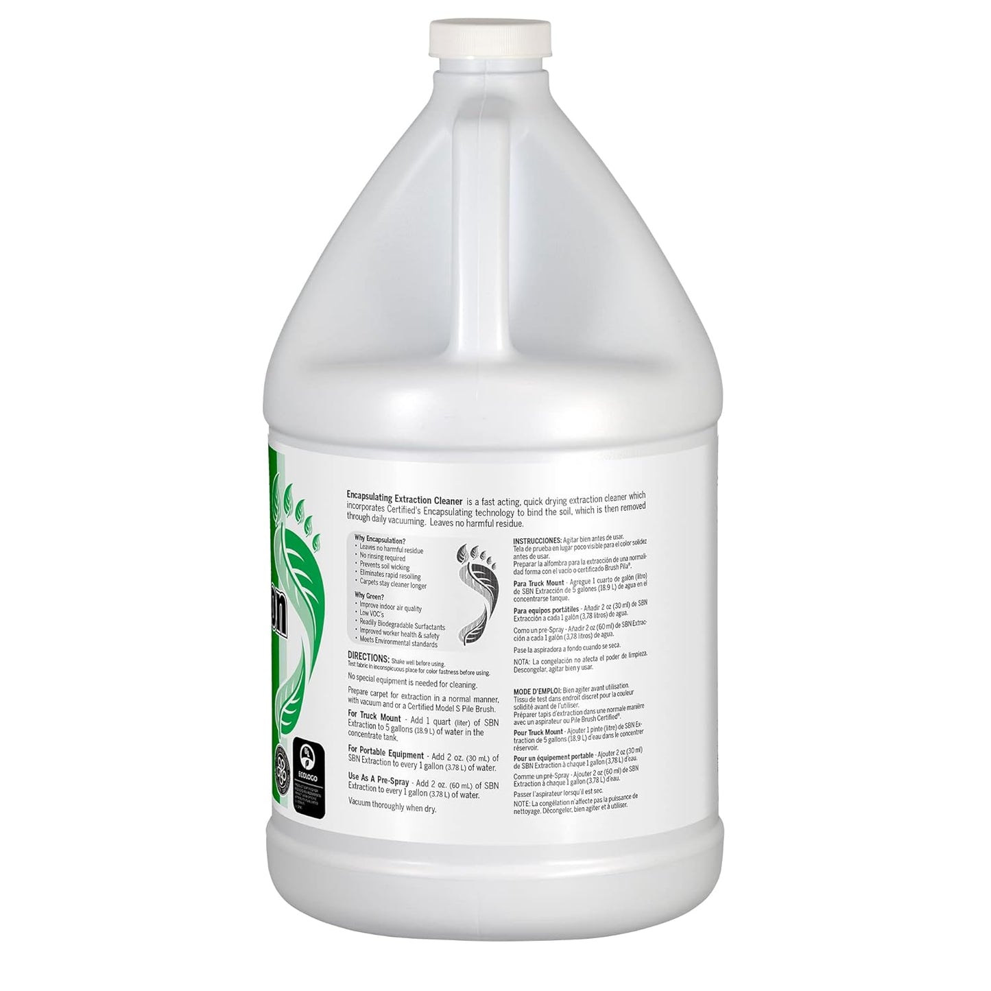Hospeco® Structured by Nature™ Encapsulating Extraction Carpet Cleaner, 4x1 Gallon (HOS128SBNEXT)