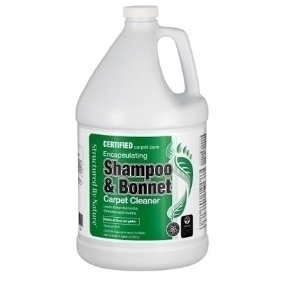 Hospeco® Structured by Nature™ Encapsulating Shampoo & Bonnet Carpet Cleaner, 4x1 Gallon (HOS128SBNSHP)