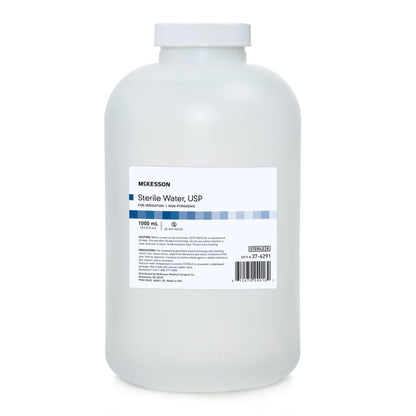 McKesson Irrigation Solution - OTC Sterile Water for Irrigation Not for Injection Bottle 1,000 mL (1086158_EA)