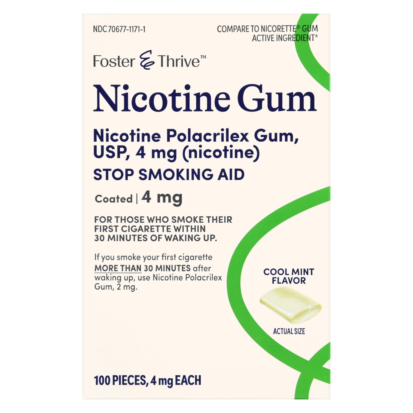 Foster & Thrive™ Stop Smoking Aid 4 mg Strength Gum (1238967_BX)