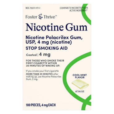 Foster & Thrive™ Stop Smoking Aid 4 mg Strength Gum (1238967_BX)