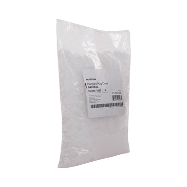 McKesson Tube Closure Polyethylene Flanged Plug Cap Natural 13 mm For Use with 13 mm Blood Drawing Tubes, Glass Test Tubes, Plastic Culture Tubes NonSterile (1175278_CS)