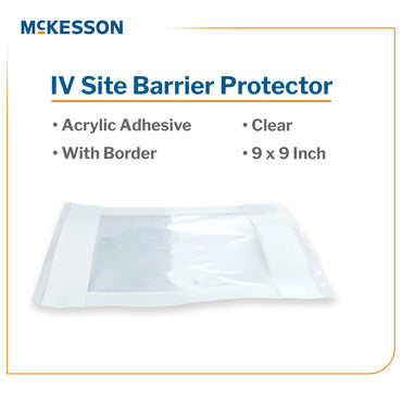 McKesson IV Site Barrier Protector 9 X 9 Inch NonSterile (1162467_PK)