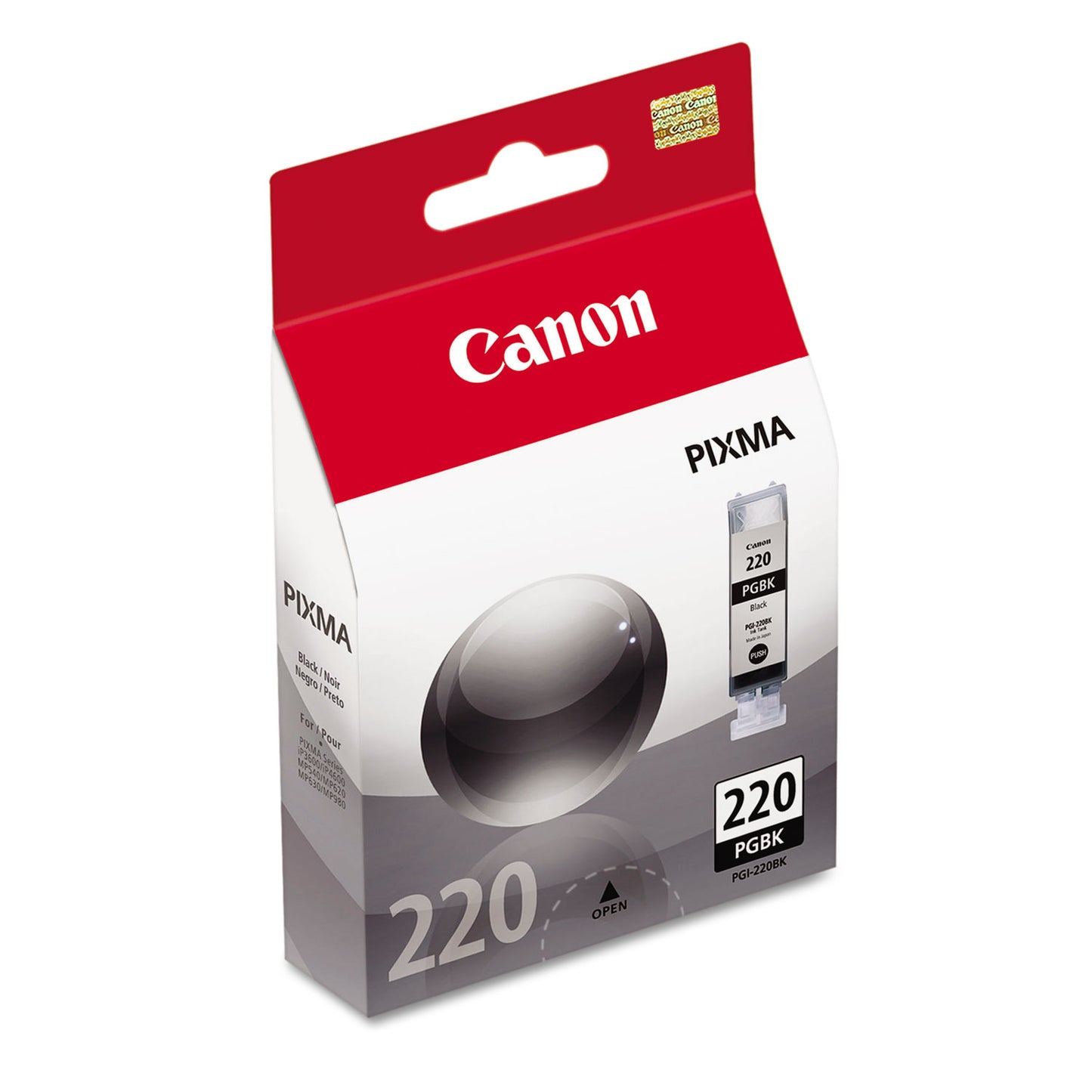 Canon® 2945B001 (PGI-220) Ink, Black (CNM2945B001)