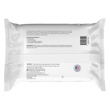 McKesson Personal Cleansing Wipe Soft Pack Unscented 96 Count (1246812_CS)