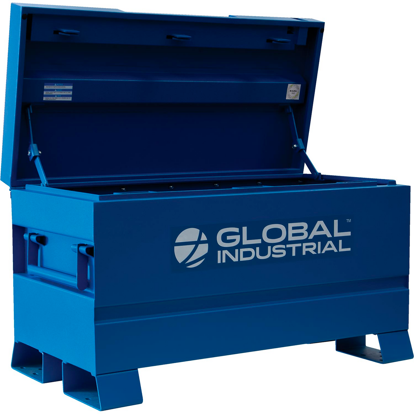 Global Industrial Jobsite Chest, 12 Cu. Ft., Steel, Blue (WB133722)