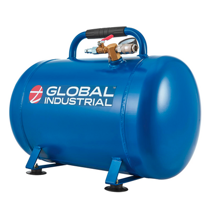 Global Industrial Horizontal Portable Air Tank, 7 Gallon, 150 PSI (WB133752)