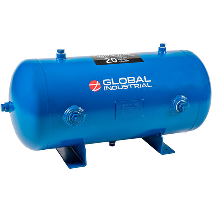 Global Industrial Air Receiver Surge Tank, 20 Gallon, 175 PSI (WB133779)