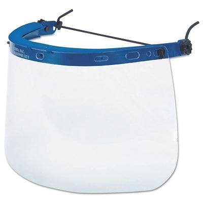 MCR Safety Safety Dielectric Nylon Face Shield Bracket for Hardhats, Blue (135-101)