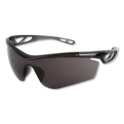 MCR Safety Checklite® CL4 Series Safety Glasses, Polycarbonate Gray Lens, Polycarbonate Smoke Frame, Duramass® Hard Coat (135-CL412)